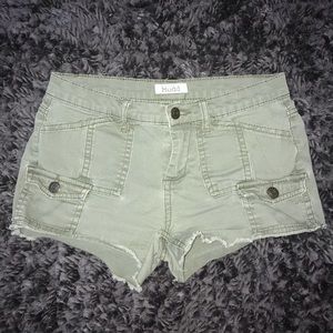 Denim Cargo Shorts